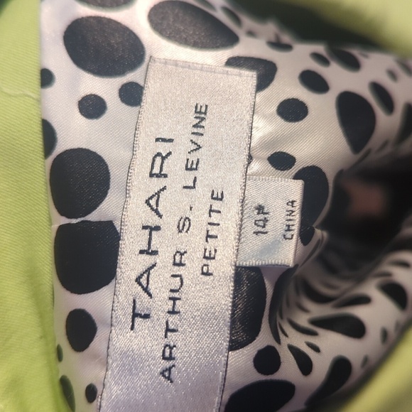 Green Cropped Double Breasted Old Money Cropped Office Siren Blazer sz 14P - Picture 2 of 10